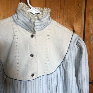 Victorian steampunk prairie costume top